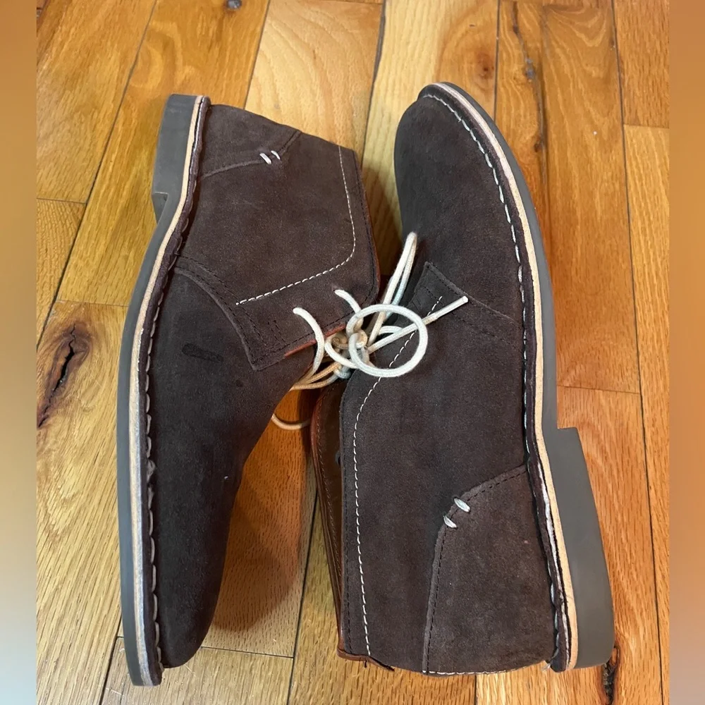 Steve Madden Mens Durvish Chukka Boot Dark Brown Suede‎ Size 9 EUC
